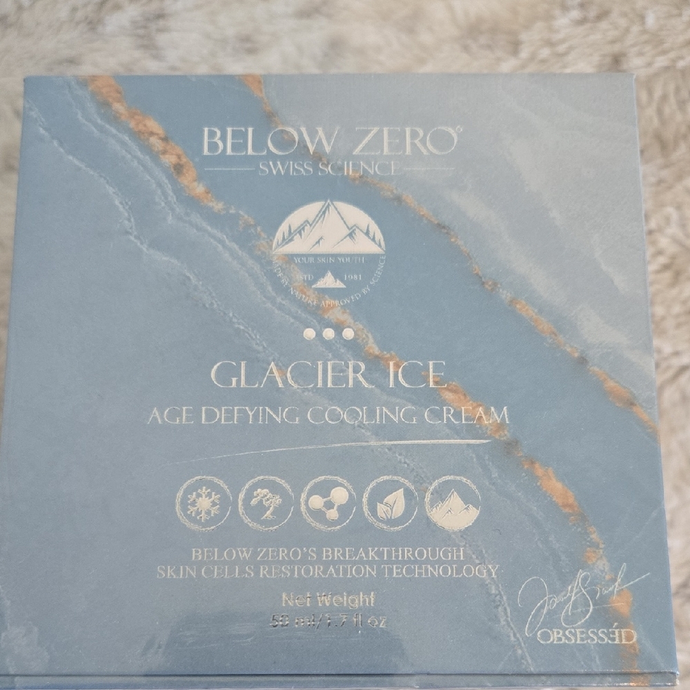 Below Zero Glacier Ice Age Defying Cooling Cream – Nwt-